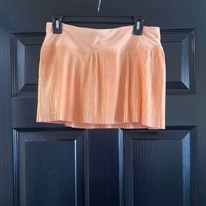 Mesh Pleats Mid-Rise Mini Tennis Skirt